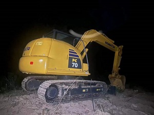 Miniexcavadora usada 7T Komatsu PC70, trabajos de explotación minera, maquinaria especial que se vende bien en Egipto - Product Image 3