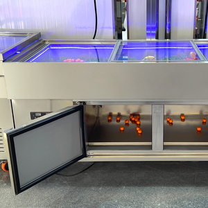 Có thể điều chỉnh đôi-nhiệt độ thép không gỉ tự phục vụ mở bảng không khí salad hiển thị nhà bếp thiết bị làm lạnh Tủ đông - Product Image 4