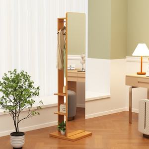 Miroir sur pied moderne personnalisé pour la décoration intérieure, avec support de rangement multifonctionnel et articles faits à la main pour l'aménagement intérieur - Product Image 3