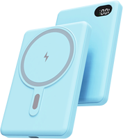 Power Bank Magnetik Nirkabel Terlaris 5000mAh Pengisian Cepat PD 20W & 15W Output Nirkabel Maksimal