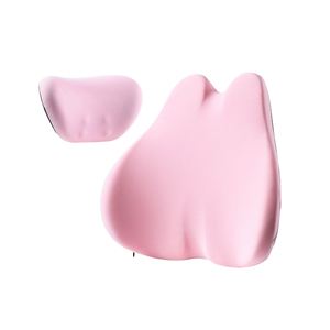 Coussin de soutien lombaire ergonomique en mousse à mémoire de forme avec logo personnalisé, oreiller de dossier pour sièges de voiture et chaises de bureau, cadeau promotionnel d'entreprise - Product Image 6