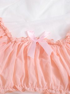 Pyjama sexy en tissu fin, 2 pièces, écologique, ODM - Product Image 3