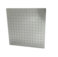 Pommeau de douche ultra-plat en acier inoxydable haute pression pour salle de bain, disponible en 4, 6, 8, 10, 12, 16, 20, 24 et 40 pouces