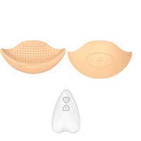Hot Selling Silikon Wireless Fernbedienung Brust stimulation Massage gerät Weiblich Vibrierende Brust paste Flirten Sex Produkte