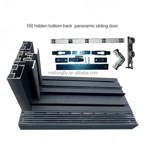 <span class=keywords><strong>Profilé</strong></span> d'extrusion en alliage d'aluminium pour portes coulissantes de placard et de <span class=keywords><strong>douche</strong></span>, anodisé <span class=keywords><strong>noir</strong></span>, couleur personnalisée, série 6000 - Product Image 5