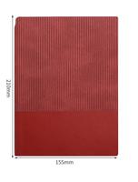 Set de Regalo de Cuaderno Espiral A5 de PVC para Actas de Reuniones y Registro Anual con Logotipo Personalizado
