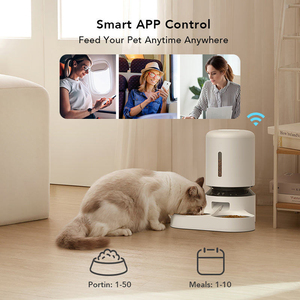 Intelligenter Haustierfütterer 5L Große Kapazität Aufladbar Ferngesteuerte Mahlzeitenplanung Via App Anti-Verstopfungs-Design Katzen & Hunde Sicher Umweltfreundlich - Product Image 6