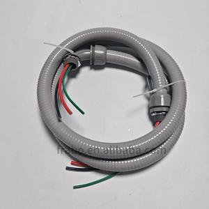 FRABO FRB.NCB Kit <span class=keywords><strong>de</strong></span> Conduits Électriques Souples Non Métalliques en PVC, Résistants à l'Eau et au Feu, Gris, 1/2"*4ft - Product Image 2