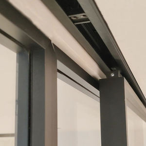 आधुनिक एल्यूमीनियम स्लाइडिंग दरवाजे सुंदर स्लिम फ्रेम विभाजन दरवाजा डबल ग्लास स्लाइडिंग दरवाजे - Product Image 6