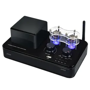 Classe Ab 2.1Ch Híbrido Famoso Portátil Mini Amp Profissional Integrado Bt 5.0 Stereo Hifi Áudio Em Casa Amplificador De Tubo De Vácuo