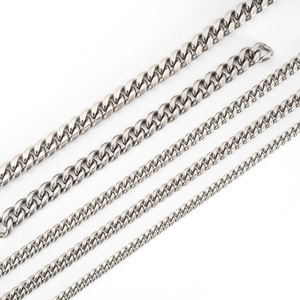 Cadena de Acero Inoxidable, Cadena de Hueso de Serpiente 304, Collar para Hombre, Accesorio de Joyería, Regalo, Estilo Europeo Americano - Product Image 1