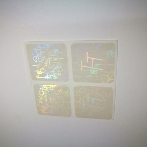 Self-Adhesive 3D Hologram Sticker Transparent PET Material Water Proof Laser Label <strong>Security</strong> Printing Custom Sticker - Product Image 1
