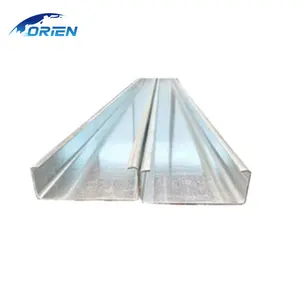 U/c Terça de aço galvanizado perfil c canal Terça estrutural Unistrut Tempo de entrega rápido Terça revestida de zinco c