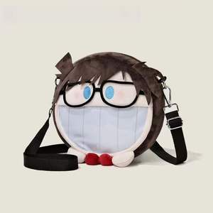 Sac en peluche kawaii de 25 cm, anime <span class=keywords><strong>japonais</strong></span>, Itabag, détective <span class=keywords><strong>Conan</strong></span>, cosplay, sacs à bandoulière, sac en peluche anime, sac bandoulière - Product Image 1