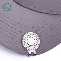 Accessoires de casquette de golf personnalisés avec logo d'usine, clips magnétiques pour casquette de golf, porte-marqueur de balle, clip de casquette de golf vierge pour homme et femme