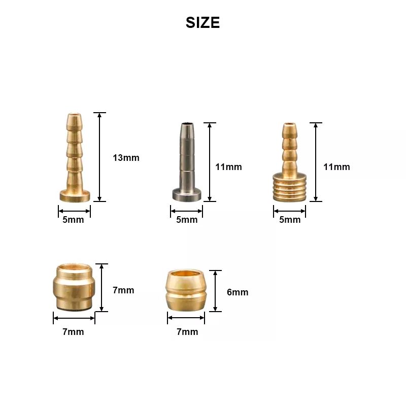 RIDERACE10pcsバイク油圧ディスクブレーキニードルスリーブ