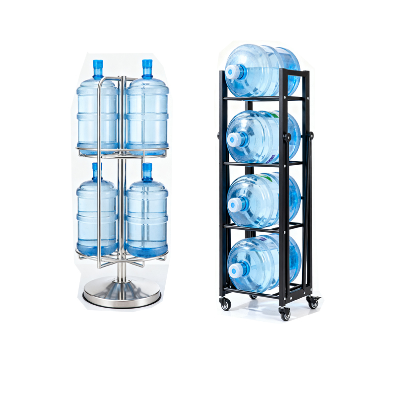 Apache Custom 3-Tier Heavy-Duty 5 Gallon Water Bottle Rack for Living Rooms, Modern Offices and Corporate Breakroom Stations — view 5