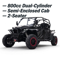 2026 Hooleox L7E T1B Buggy SSV à une rangée de sièges, 2 places, 800cc, 4 temps, 4x4, transmission automatique par arbre, certifié EPA, essence/diesel, tout-terrain