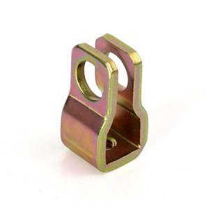 Connecteur en Y en acier de précision avec extrémité de <span class=keywords><strong>tige</strong></span> cylindrique, joint <span class=keywords><strong>à</strong></span> fourche plaqué zinc coloré estampé sur mesure avec filetage interne - Product Image 2