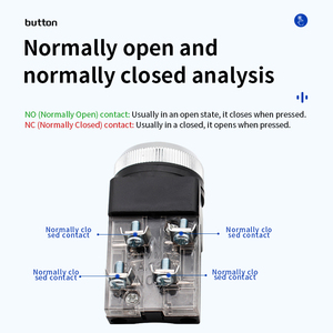 Cnaom TBF-25/30 máy công cụ chuyển đổi nút Đầu phẳng 1NO + 1NC tự đặt lại điểm tiếp xúc đồng - Product Image 6