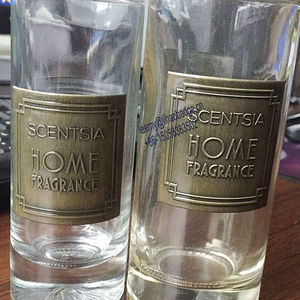 Jarra de vela con fragancia de perfume, etiqueta adhesiva de impresión de logotipo de metal - Product Image 2