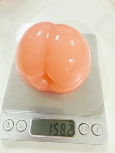 <strong>Large</strong> 3D Peach Shaped Gummy Candy 150g/pcs Peelable Jelly with Funny <strong>Sweet</strong> Fruit Flavor Ingredients Sugar Packaged in <strong>Bag</strong> - Product Image 2