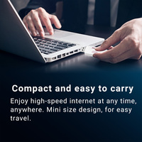 Adaptateur WiFi sans fil YINUO-LINK Y9 AC1300 MU-MIMO RTL8812BU double bande 1300 Mbps USB3.0 Dongle externe PC/ordinateur portable FCC/CE