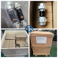 Fabricant Source Flexible Union Type Fileté En Caoutchouc Joint De Dilatation En Acier Compensateur Vis Connecteur