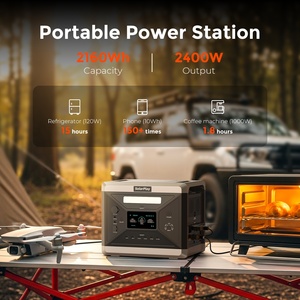 <span class=keywords><strong>Inversor</strong></span> Solar de Onda Sinusoidal Pura de <span class=keywords><strong>2400W</strong></span>, Generador Portátil LiFePO4 de 2160Wh, Panel Solar para Carga de Coche, Linterna Externa para Exteriores - Product Image 2