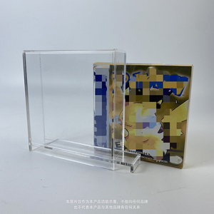 Phổ trò chơi cao cấp cậu bé trước NES N64 rõ ràng hộp trong suốt Acrylic trường hợp với nắp pokemned karten tăng cường hộp Deutsch - Product Image 6