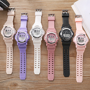 LASHIDA Montre de sport mode mignonne pour <span class=keywords><strong>fille</strong></span> Réveil étanche Montre numérique multifonction Montre cadeau pour étudiant et enfant - Product Image 2