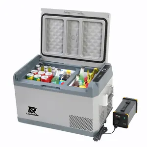CoolRide 36L 휴대용 냉장고/냉동고 비바람에 견디는 휴대용 냉장고 12/24V DC 및 110V AC 캠핑 홈 듀얼 사용