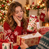 Gobelet isotherme à double paroi en acier inoxydable 316 de 16 oz avec poignée et couvercle à paille, revêtement poudré, idéal pour les cadeaux de Noël (vente en gros)