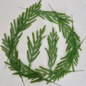 Aiguilles de pin artificielles Laixing, 13 cm de haut, simulation réaliste, décorations de Noël, verdure en plastique PE, branches - Product Image 1