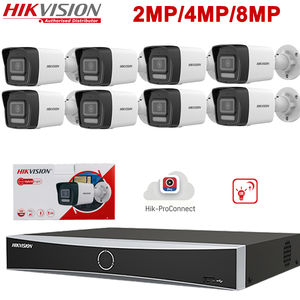 Kit de caméra IP Hikvision 4/8MP Acusense à double éclairage, 4, 8, 16 ou 32 canaux, avec reconnaissance faciale, NVR PoE, système de caméra réseau filaire - Product Image 1
