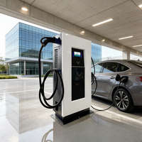 Estación de Carga Comercial para Vehículos Eléctricos 60kW CCS2+Tipo2 Estándar OCPP 1.6J Solución de Estacionamiento para Flotas con Conector Dual Jinghu TA-DC+AC-DD-B