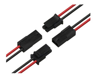 Adaptador JST SM de 2 Pines, Macho y Hembra, con Cubierta de PVC, Conductor de Cobre Estañado, Cable Conector, Pigtail para Tira de Luz LED - Product Image 3