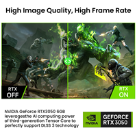 Nuovo Laptop da Gaming all'Ingrosso 16.1 Pollici 16:10 RTX3050 Intel I7-9750H 6 Core 2.6GHz GDDR6 ad Alte Prestazioni con Raffreddamento Ottimizzato, 16GB Win 11 SSD