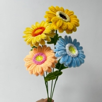 Tige torsadée YOPIN-7681 fleur finie chrysanthème africain nettoyeurs de tuyaux faits à la main fleurs décoration de la maison cadeau créatif