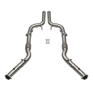 Factory Directly Export High Quality Exhaust Straight Downpipe for Benz S63AMG W222 M177 C217 5.5T - Product Image 3