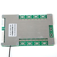 Batterie Lifepo4 23S 100A, BMS 50A 80A 150A, carte de protection de batterie Li-ion avec capteur de température et d'équilibrage pour véhicules électriques