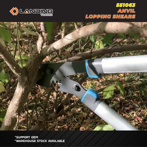 551063 DIY pour lames de sécateur GEAR-PLUS en acier au carbone 50C, coupe de 30 mm, poignée souple PP TPR, coupe de branches gauche/droite - Product Image 5