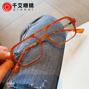 Lunettes anti-lumière bleue Qianai, monture carrée, monture intégrale, unisexe, verres PC, protection anti-UV K2 5515 - Product Image 3