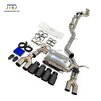 JTLD - Sistema de Escape Valvetronic con Tubo Intermedio de Longitud Igual para BMW M3 M4 F80 F82 S55, Diseño Más Reciente
