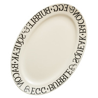 Vaisselle en céramique de style ins simple, assiette à dîner avec lettres noires, grande tasse, saladier