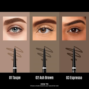 Crayon à sourcils végétalien de haute qualité en gros, crayon à sourcils double fin, crayon à sourcils à marque privée - Product Image 1