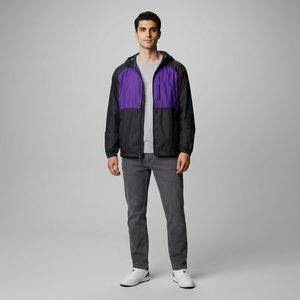 OEM Customized Outdoor Waterproof Windbreaker <b>for</b> <b>Men</b> Stand Collar Front Lightweight Hooded <b>Jacket</b> <b>Canvas</b> Fabric Vintage Style - Product Image 1