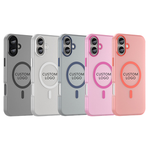 Nuevo para <span class=keywords><strong>iPhone</strong></span> 16 nueva funda de teléfono magnética para <span class=keywords><strong>iPhone</strong></span> 16 pro Max funda de <span class=keywords><strong>cargador</strong></span> inalámbrico funda de acrílico transparente para <span class=keywords><strong>iPhone</strong></span> - Product Image 1