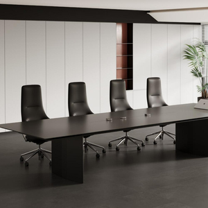 Wooden Luxury Meeting Room <b>Table</b> Custom Office Furniture 4-10 Person Boardroom Conference <b>Table</b> <b>Desk</b> - Product Image 2