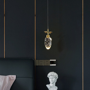 Modern Minimalist LED Pendant <b>Light</b> <b>Light</b> Luxury Crystal for Bedroom Creative Unique <b>Dining</b> Table Bar Chandeliers Pendant <b>Lights</b> - Product Image 4
